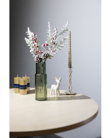 Svietnik MagicHome Vianoce, 8.2x8.2x21,6 cm