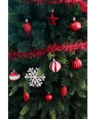 Gule MagicHome Vianoce, sada, 39 ks, červené, mix, na vianočný stromček