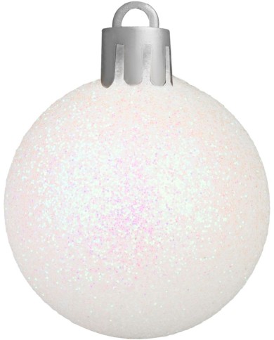 Gule MagicHome Vianoce, sada, 21 ks, biele-strieborné, mix, na vianočný stromček