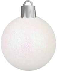 Gule MagicHome Vianoce, sada, 21 ks, biele-strieborné, mix, na vianočný stromček