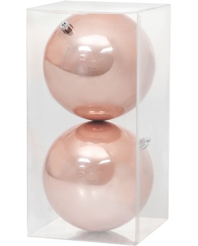 Gule MagicHome Vianoce, 2 ks, ružové, na vianočný stromček, 12 cm