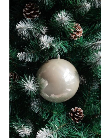 Gule MagicHome Vianoce, 2 ks, béžové, na vianočný stromček, 12 cm