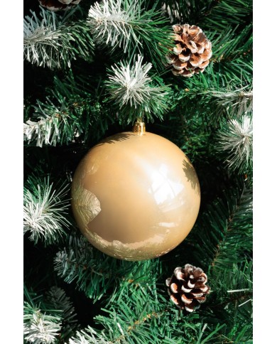 Gule MagicHome Vianoce, 2 ks, zlaté, na vianočný stromček, 12 cm