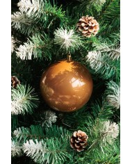 Gule MagicHome Vianoce, 2 ks, bronzové, na vianočný stromček, 12 cm