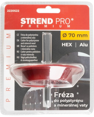 Vyrezávač Strend Pro Premium, 70 mm, do polystyrénu, vaty, frézka
