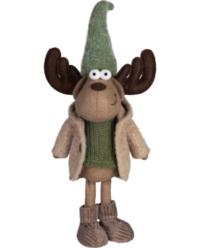 Dekorácia MagicHome Vianoce, Sob, chlapec, 22 x 14 x 53 cm