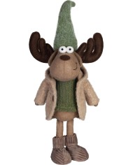 Dekorácia MagicHome Vianoce, Sob, chlapec, 22 x 14 x 53 cm