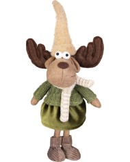 Dekorácia MagicHome Vianoce, Sob, dievča, 22 x 14 x 53 cm