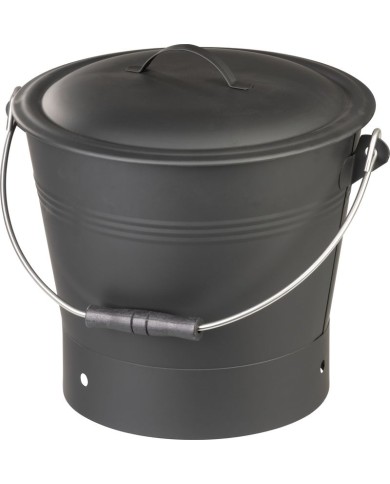 Nádoba Strend Pro, nádoba na popol, s vekom, 8L, vedro