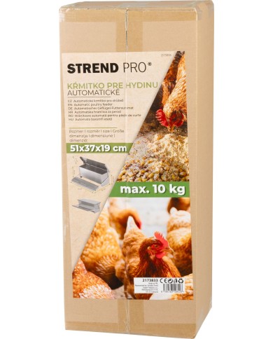 Kŕmitko Strend Pro, pre hydinu, automatické, nášľapné, max. 10 kg