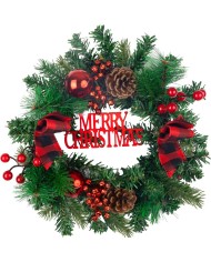Dekorácia MagicHome Vianoce, veniec, priemer 25 cm