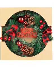 Dekorácia MagicHome Vianoce, veniec, priemer 25 cm