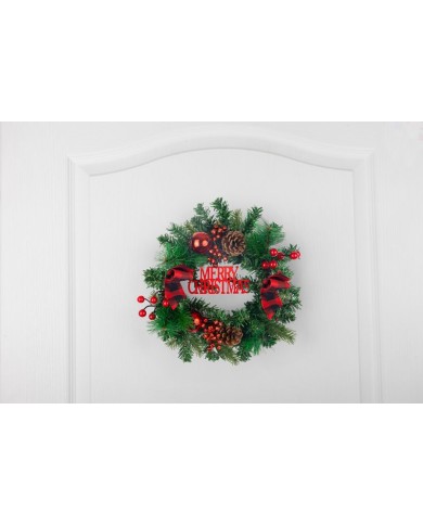 Dekorácia MagicHome Vianoce, veniec, priemer 25 cm