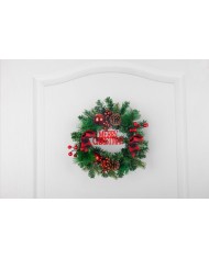 Dekorácia MagicHome Vianoce, veniec, priemer 25 cm