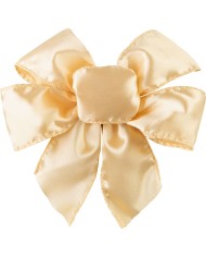 Dekorácia MagicHome Vianoce, mašla, zlatá, bal. 2ks, 13 x 16 cm