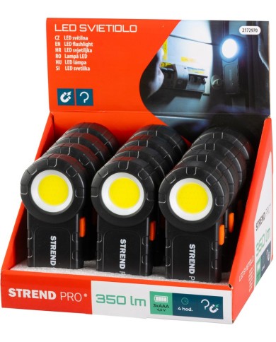 Svietidlo Strend Pro Flashlight XL31801, 350 lm, 3xAAA