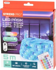 Svietidlo Strend Pro, svetelný LED pas, LED, RGB, 18W, farebný