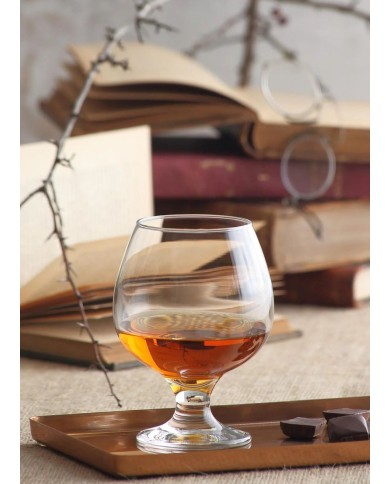 Pohár Misket, LAV, sklenený, na brandy, 390 ml, 64x124 mm, bal. 6 ks