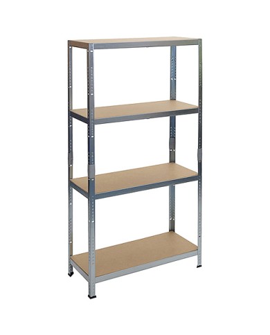 Regál Racks RAT20 HD, kovový, MDF, 4 police, 1800x900x450 mm, max. 175 kg/polica