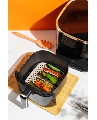 Podložka MagicHome, silikónová, do fritézy, štvorec, 18,7x18,7x0,1 cm