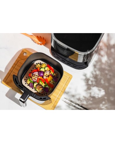 Podložka MagicHome, silikónová, do fritézy, štvorec, 18,7x18,7x0,1 cm