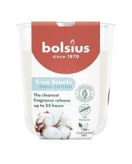 Sviečka Bolsius True Scents, čerstvá balvna, 80x73 mm, v skle