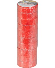 Páska Strend Pro, 19 mm, L-10 m, max. 80°C, 40,0 kV/mm, červená, izolačná, lepiaca, PVC, bal. 10 ks