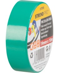 Páska Strend Pro, 19 mm, L-10 m, max. 80°C, 40,0 kV/mm, zelená, izolačná, lepiaca, PVC, bal. 10 ks
