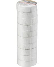 Páska Strend Pro, 19 mm, L-10 m, max. 80°C, 40,0 kV/mm, biela, izolačná, lepiaca, PVC, bal. 10 ks