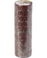 Páska Strend Pro, 19 mm, L-10 m, max. 80°C, 40,0 kV/mm, hnedá, izolačná, lepiaca, PVC, bal. 10 ks