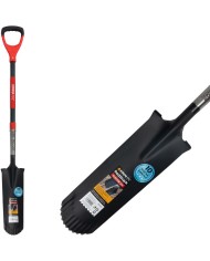 Rýľ Strend Pro Premium RedShark, úzky, drenážny, so sklolaminátovou násadou D 1280 mm, záruka 10 r.