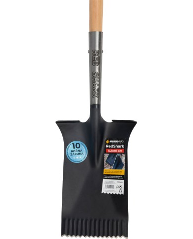 Rýľ Strend Pro Premium RedShark, rovný, s drevenou násadou D 1150 mm, záruka 10 r,
