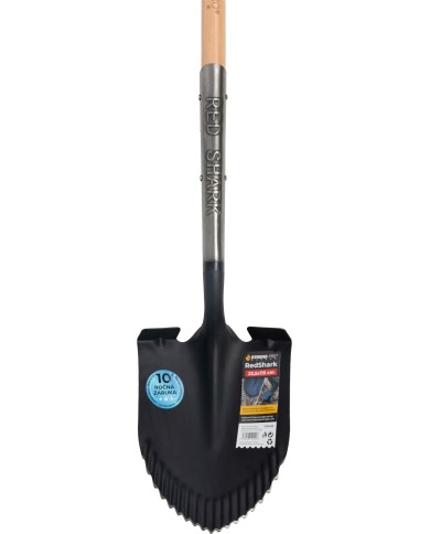 Rýľ Strend Pro Premium RedShark, špicatý, s drevenou násadou D 1150 mm, záruka 10 r.