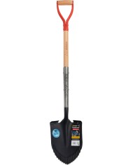 Rýľ Strend Pro Premium RedShark, špicatý, s drevenou násadou D 1150 mm, záruka 10 r.