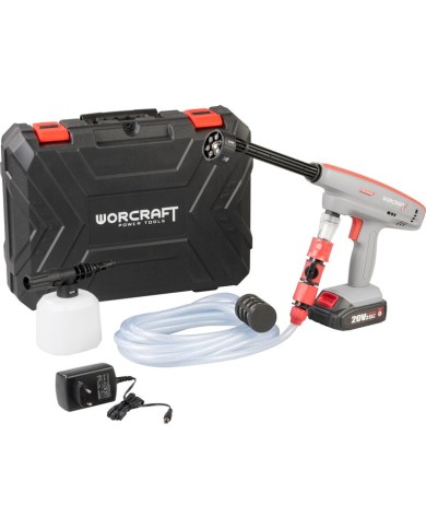 Pištoľ Worcraft CPC-S20LiEM, ShareSYS, vysokotlakový, 1x akumulátor 2.0Ah, 1x nabíjačka