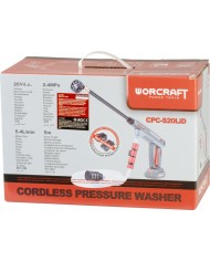 Pištoľ Worcraft CPC-S20LiD, ShareSYS, vysokotlakový čistič, STRONG PRESSURE, bez aku