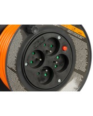 Kábel Strend Pro DG-FB04 predlžovací, L-15 m, na bubne, prierez 1,5 mm2