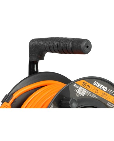 Kábel Strend Pro DG-FB04 predlžovací, L-15 m, na bubne, prierez 1,5 mm2