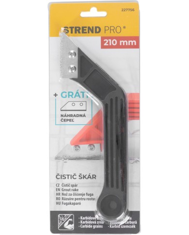 Nôž Strend Pro, karbidový, na odstraňovanie škárovacej hmoty