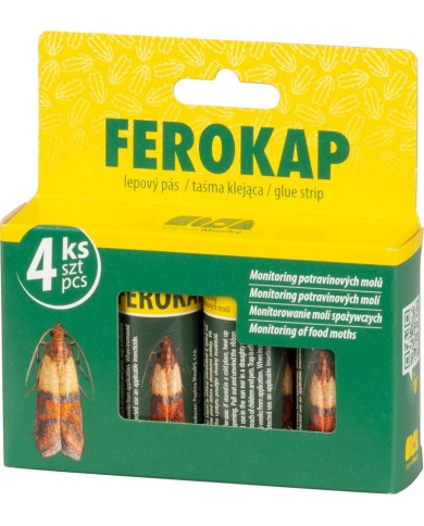 Moľolapka FEROKAP, na potravinové mole, lepový pás, bal. 4ks
