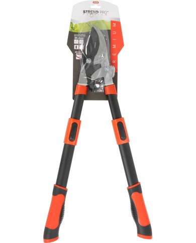 Nožnice Strend Pro Premium , záhradné, teleskopické, račňové, 690-940 mm