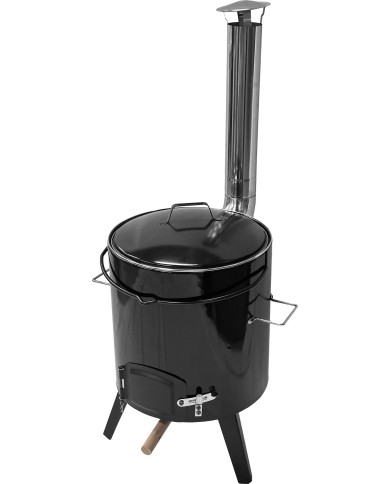 Súprava kotlová Fiestaset, zabíjačková, komplet, guľášová, 14 lit. kotlík, smaltovaná, pokrievkou a varechou