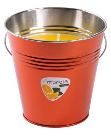 Sviečka Citronella CB163, repelentná, vedro, 610 g, 150x150 mm