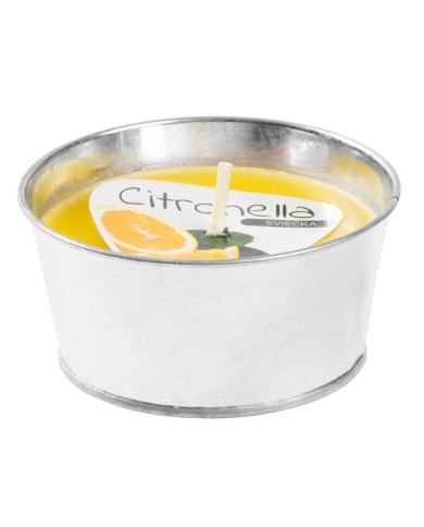 Sviečka Citronella CB146, repelentná, vedro, 130 g, 120x60 mm