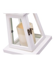 Lampáš MagicHome LW8823, 17x17x33 cm, LED, 3xAAA, drevo