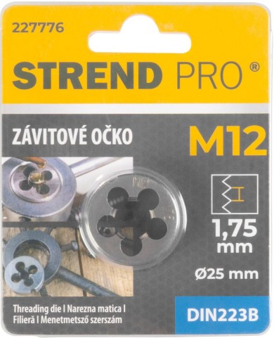 Očko Strend Pro, závitové, M12x1,75 mm, metrický závit priemer 25 mm, DIN223B