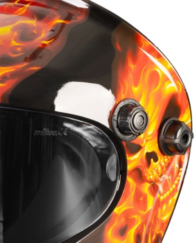 Kukla zváračská Strend Pro Galaxy Fire Skull, AutoDark, samostmievacia