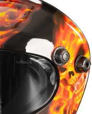 Kukla zváračská Strend Pro Galaxy Fire Skull, AutoDark, samostmievacia