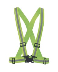 Traky REFROX, popruhy, reflexné, elastické, zelené, CE certifikát