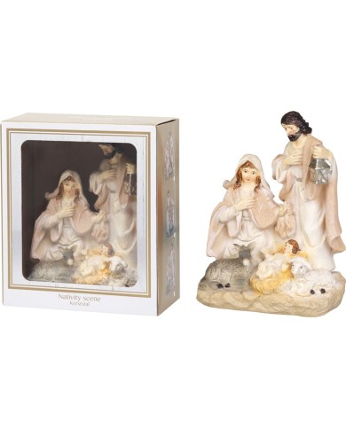 Dekorácia Betlehem - Narodenie Ježiša, 14x9x18 cm, mix dizajnov